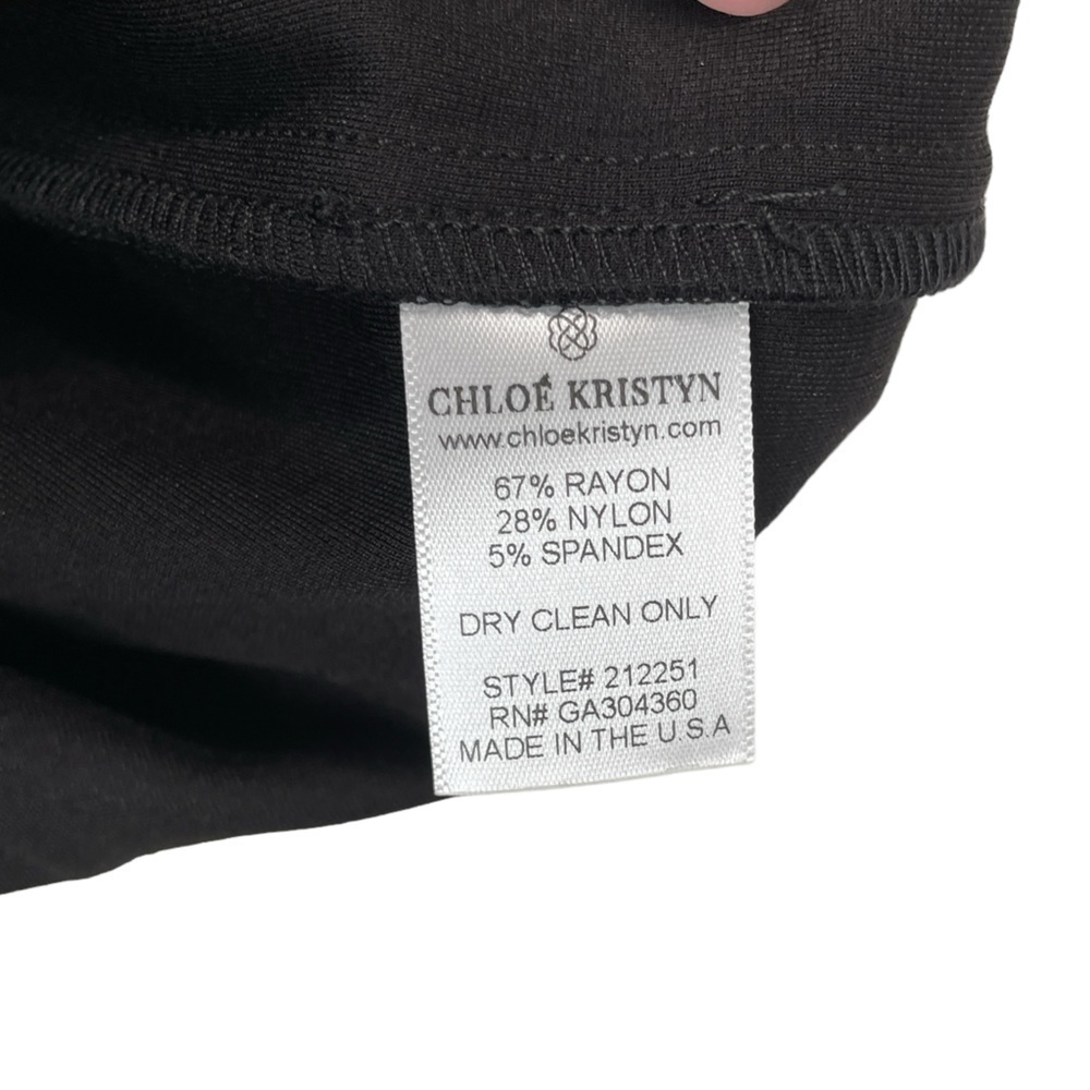 Chloe Kristyn Nicole Black Cutout One Shoulder Dress - Picture 9 of 11